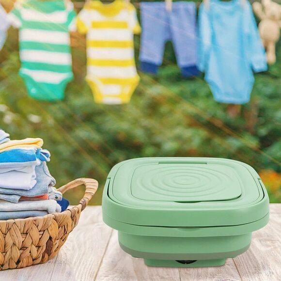 11 L Portable Mini Washer: Ideal for Travel, Baby Clothes, Toys-Includes US Plug - Picture 11 of 13